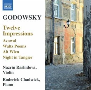 Godowsky - Works For Violin And Piano i gruppen Externt_Lager / Naxoslager hos Bengans Skivbutik AB (604385)