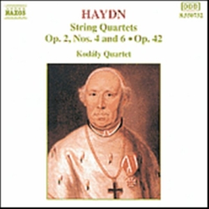 Haydn Joseph - String Quartets Op 2 & 42 i gruppen Externt_Lager / Naxoslager hos Bengans Skivbutik AB (613088)
