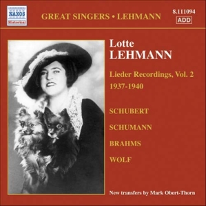 Lotte Lehmann - Vol 2 i gruppen Externt_Lager / Naxoslager hos Bengans Skivbutik AB (613591)
