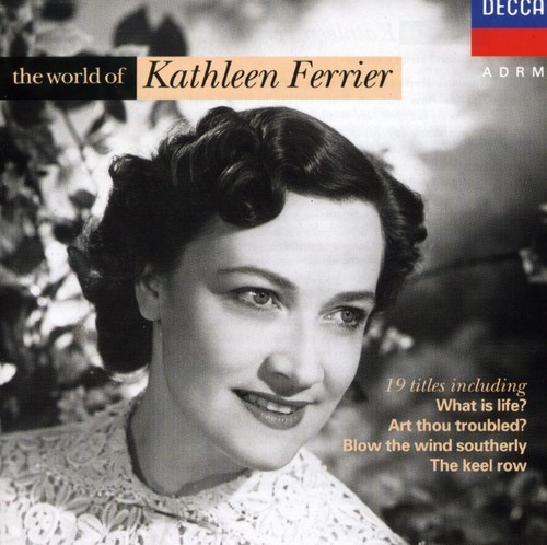 Ferrier Kathleen Alt - World Of i gruppen CD / Klassiskt hos Bengans Skivbutik AB (614993)