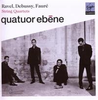 QUATUOR ÉBÈNE - DEBUSSY, FAURÉ & RAVEL: STRING i gruppen CD / Klassiskt hos Bengans Skivbutik AB (618481)