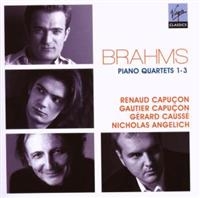 Renaud Capuçon/Gautier Capuçon - Brahms: Piano Quartets i gruppen CD / Klassiskt hos Bengans Skivbutik AB (618497)
