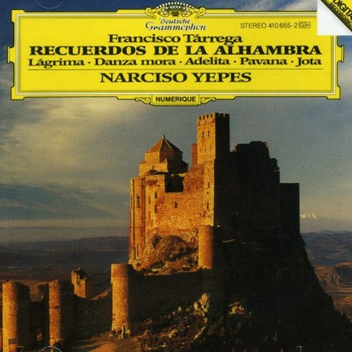 Tarrega - Recuerdos De La Alhambra i gruppen CD / Klassiskt hos Bengans Skivbutik AB (619992)