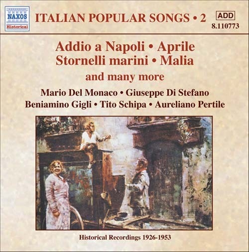 Italian Popular Songs - Volume 2 i gruppen CD / Toppsäljare hos Bengans Skivbutik AB (621393)