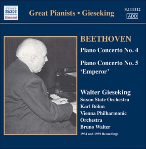 Beethoven - Piano Concertos No. 4, 5 i gruppen Externt_Lager / Naxoslager hos Bengans Skivbutik AB (625639)