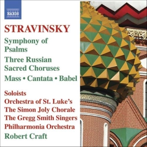 Stravinsky - Symphony Of Psalm i gruppen Externt_Lager / Naxoslager hos Bengans Skivbutik AB (627880)