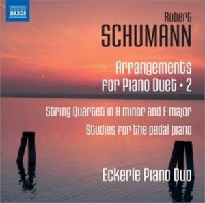 Schumann - String Quartets Transcribed i gruppen Externt_Lager / Naxoslager hos Bengans Skivbutik AB (628237)