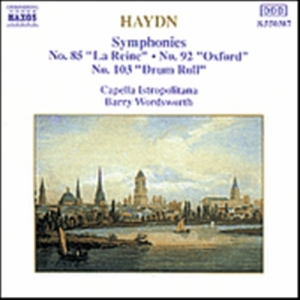 Haydn Joseph - Symphonies 85, 92 & 103 i gruppen Externt_Lager / Naxoslager hos Bengans Skivbutik AB (629217)