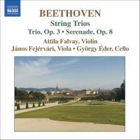 Beethoven - String Trios Volume 1 i gruppen Externt_Lager / Naxoslager hos Bengans Skivbutik AB (629929)