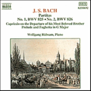 Bach Johann Sebastian - Partitas 1 & 2 i gruppen Externt_Lager / Naxoslager hos Bengans Skivbutik AB (630660)