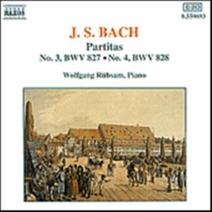 Bach Johann Sebastian - Partitas Nos 3 & 4 i gruppen Externt_Lager / Naxoslager hos Bengans Skivbutik AB (630679)