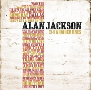 Jackson Alan - 34 Number Ones i gruppen CD / CD Country hos Bengans Skivbutik AB (630758)
