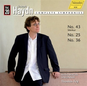Haydn - Symphonies No 43/25/36 i gruppen Externt_Lager / Naxoslager hos Bengans Skivbutik AB (631557)
