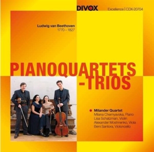 Beethoven - Piano Quartets i gruppen Externt_Lager / Naxoslager hos Bengans Skivbutik AB (631568)