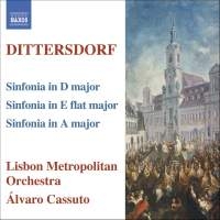 Dittersdorf - Three Symphonies i gruppen Externt_Lager / Naxoslager hos Bengans Skivbutik AB (633121)
