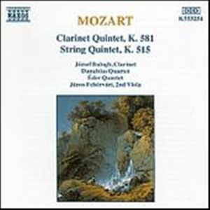 Mozart Wolfgang Amadeus - Clarinet Quintet i gruppen Externt_Lager / Naxoslager hos Bengans Skivbutik AB (633682)