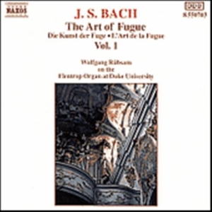 Bach Johann Sebastian - The Art Of Fugue Vol 1 in the group OUR PICKS / Stocksale / CD Sale / CD Classic at Bengans Skivbutik AB (633696)