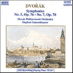 Dvorak Antonin - Symphonies 5 & 7 i gruppen Externt_Lager / Naxoslager hos Bengans Skivbutik AB (635465)