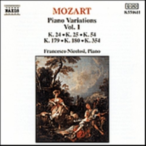 Mozart Wolfgang Amadeus - Piano Variations Vol 1 i gruppen Externt_Lager / Naxoslager hos Bengans Skivbutik AB (636730)