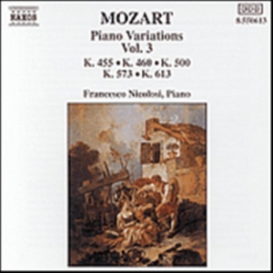 Mozart Wolfgang Amadeus - Piano Variations Vol 3 i gruppen Externt_Lager / Naxoslager hos Bengans Skivbutik AB (636732)