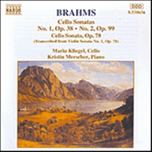 Brahms Johannes - Cello Sonatas i gruppen Externt_Lager / Naxoslager hos Bengans Skivbutik AB (636734)