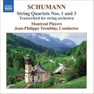 Schumann - String Quartets Arr For String i gruppen Externt_Lager / Naxoslager hos Bengans Skivbutik AB (637804)