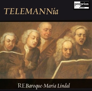 Rebaroque / Maria Lindal - Telemannia i gruppen Externt_Lager / Naxoslager hos Bengans Skivbutik AB (637833)