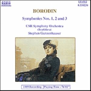 Borodin Alexander - Symphonies 1 2 & 3 i gruppen Externt_Lager / Naxoslager hos Bengans Skivbutik AB (637985)