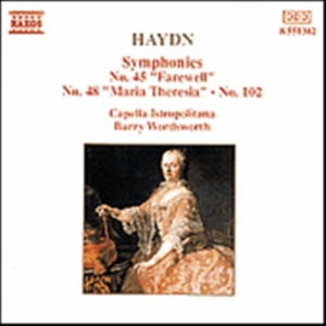 Haydn Joseph - Symphonies 45 48 & 102 i gruppen Externt_Lager / Naxoslager hos Bengans Skivbutik AB (638042)