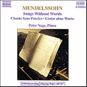 Mendelssohn Felix - Songs Without Words i gruppen CD / Klassiskt hos Bengans Skivbutik AB (638073)