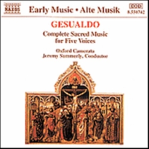 Gesualdo Carlo - Sacred Music 5 Voices i gruppen Externt_Lager / Naxoslager hos Bengans Skivbutik AB (638347)
