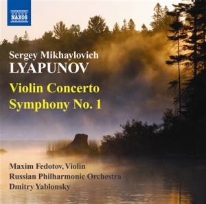 Lyapunov - Violin Concerto i gruppen Externt_Lager / Naxoslager hos Bengans Skivbutik AB (639666)