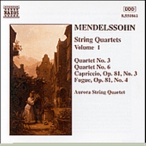 Mendelssohn Felix - String Quartets Vol 1 i gruppen Externt_Lager / Naxoslager hos Bengans Skivbutik AB (641862)