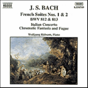 Bach Johann Sebastian - French Suites Nos 1 & 2 i gruppen Externt_Lager / Naxoslager hos Bengans Skivbutik AB (641863)