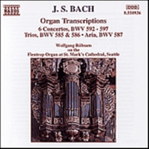 Bach Johann Sebastian - Organ Transcriptions i gruppen Externt_Lager / Naxoslager hos Bengans Skivbutik AB (641870)