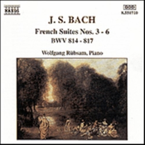 Bach Johann Sebastian - French Suites Nos 3-6 i gruppen Externt_Lager / Naxoslager hos Bengans Skivbutik AB (642667)