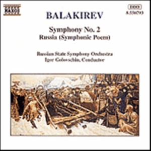 Balakirev Mily - Symphony No 2 i gruppen Externt_Lager / Naxoslager hos Bengans Skivbutik AB (642668)