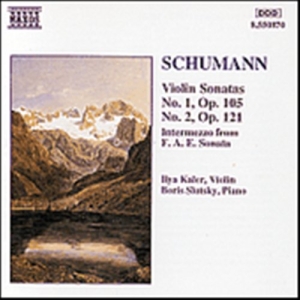 Schumann Robert - Violin Sonatas Nos 1 & 2 i gruppen Externt_Lager / Naxoslager hos Bengans Skivbutik AB (642683)