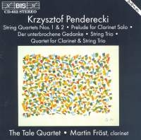 Penderecki Krzyszof - String Quartet 1/2 i gruppen Externt_Lager / Naxoslager hos Bengans Skivbutik AB (643669)