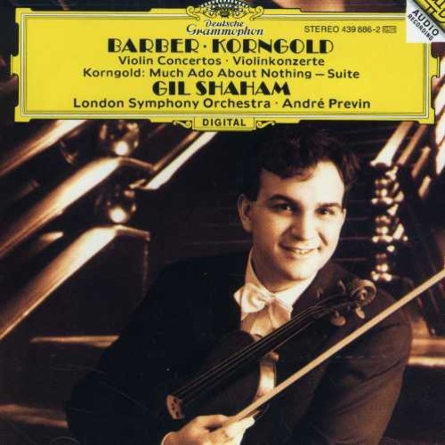 Korngold/Barber - Violinkonserter i gruppen CD / Klassiskt hos Bengans Skivbutik AB (644001)