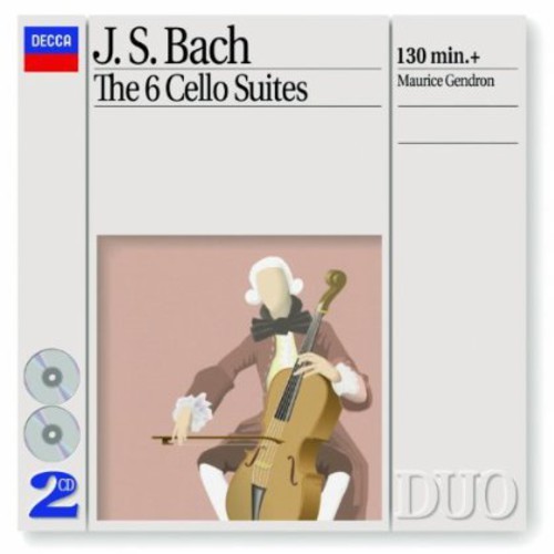 Bach - Cellosvit 1-6 i gruppen CD / Klassiskt hos Bengans Skivbutik AB (644669)
