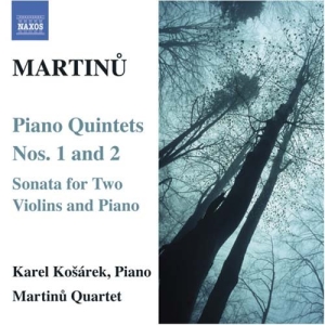 Martinu: Martinu Quartet - Piano Quintets i gruppen Externt_Lager / Naxoslager hos Bengans Skivbutik AB (644699)