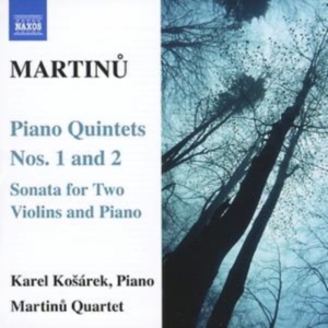 Martinu: Martinu Quartet - Piano Quintets i gruppen Externt_Lager / Naxoslager hos Bengans Skivbutik AB (644699)