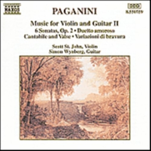 Paganini Nicolo - Music For Violin & Guitar 2 i gruppen Externt_Lager / Naxoslager hos Bengans Skivbutik AB (646526)