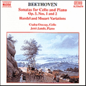 Beethoven Ludwig Van - Sonatas For Cello And Piano Op i gruppen Externt_Lager / Naxoslager hos Bengans Skivbutik AB (647997)