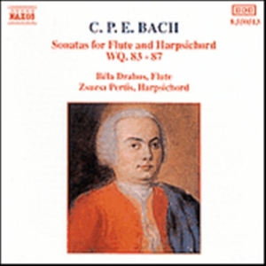 Bach Carl Philipp Emanuel - Flute Sonatas i gruppen Externt_Lager / Naxoslager hos Bengans Skivbutik AB (648020)