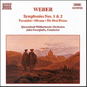 Weber Carl Maria Von - Symphony Nos 1 & 2 i gruppen Externt_Lager / Naxoslager hos Bengans Skivbutik AB (648026)