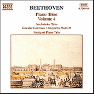 Beethoven Ludwig Van - Piano Trios Vol 4 i gruppen Externt_Lager / Naxoslager hos Bengans Skivbutik AB (648035)