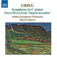 Grieg: Malmö So/ Engeset - Symphony In C Minor i gruppen Externt_Lager / Naxoslager hos Bengans Skivbutik AB (648614)