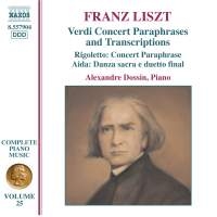 Liszt: Dossin - Verdi Opera Transcriptions i gruppen Externt_Lager / Naxoslager hos Bengans Skivbutik AB (648619)